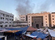 حمله شبانه ارتش اسرائیل به بیمارستان شفا در غزه 