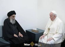 آنچه در دیدار ۵۴ دقیقه ای پاپ با آیت الله سیستانی گذشت