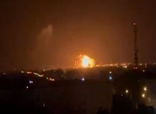 حمله اوکراین به پالایشگاه نفت روسیه در لنینگراد