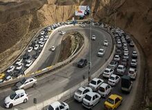 ترافیک در محورهای هراز و کندوان پرحجم و سنگین است