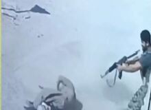 لحظه ترور جانشین پلیس اطلاعات در شهرستان‌ خاش+فیلم 