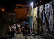 شب‌های سرپل ذهاب و قصرشیرین پس از زلزله+ تصاویر