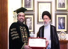 ارگان مطبوعاتی دولت توجیه کرد: در جلسه اهدای مدرک افتخاری ، رئیس هیات امنا در جلسه بود!