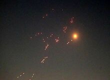 ارگان رسانه ای سپاه: فعالیت پدافند به دلیل حضور چند ریز پرنده و پهپاد از جمله نوع «اوربیتر» بود