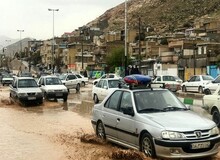 ویدئو/ سیلاب وحشتناک‌در دروازه سعدی شیراز