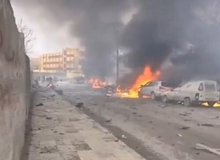 ۱۲ کشته در انفجار خودروی بمب‌گذاری شده در منبج سوریه