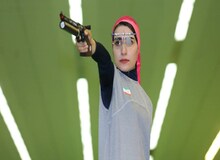  اولین مدال تپانچه زنان توسط هانیه رستیمان کسب شد