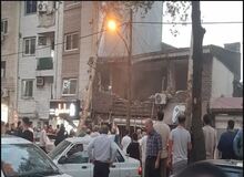 دادستان رشت: بررسی های اولیه نشان می‌دهد علت حادثه ساعتی قبل در خیابان باهنر رشت، انفجار گاز بود