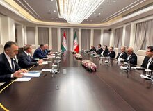 دیدار پزشکیان و امامعلی رحمان رئیس‌جمهور تاجیکستان
