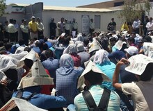 دانشجویان دانشگاه نفت به خانه بازنمی‌گردند؛/ حق‌مان را می‌گیریم