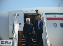 روحانی وارد بغداد شد
