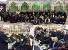 مراسم ویژه محافظان برای آیت الله هاشمی رفسنجانی در حرم امام برگزار شد