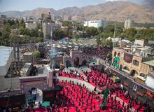 گزارش تصویری از عزاداری ظهر عاشورا در امامزاده صالح تجریش 