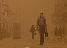 خاک در راه خوزستان