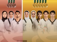 درخشش ملی‌پوشان تکواندو؛ ایران با ۱۶ مدال رنگارنگ قهرمان شد
