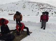 بارش برف در کرج هم قربانی گرفت
