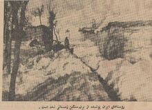 بارش ۱۰۴ سانتی متر برف در رشت+عکس
