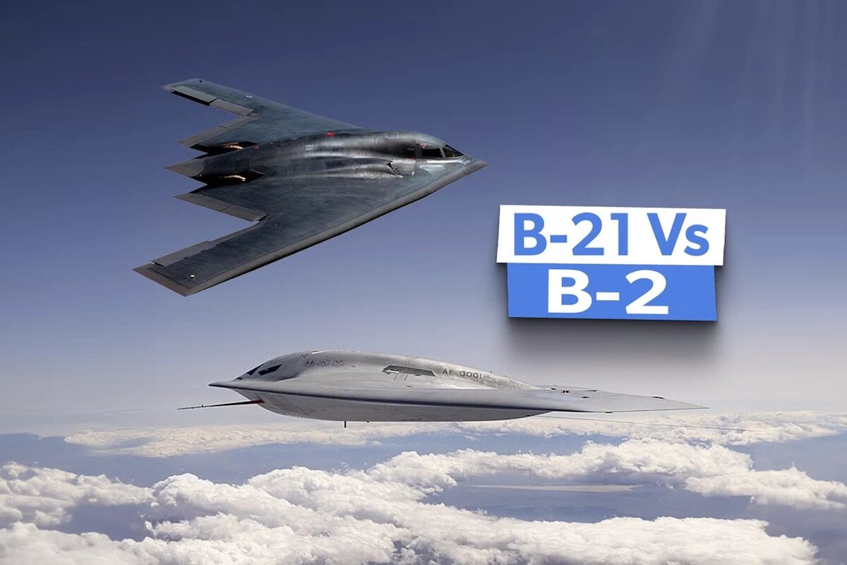 مقایسه بمب‌افکن‌های پنهانکار B-۲۱ Raider و B-۲ Spirit از نظر قیمت، قدرت و برد