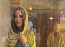 رونمایی بهنوش طباطبایی از مجسمه‌اش در منزل مادرش