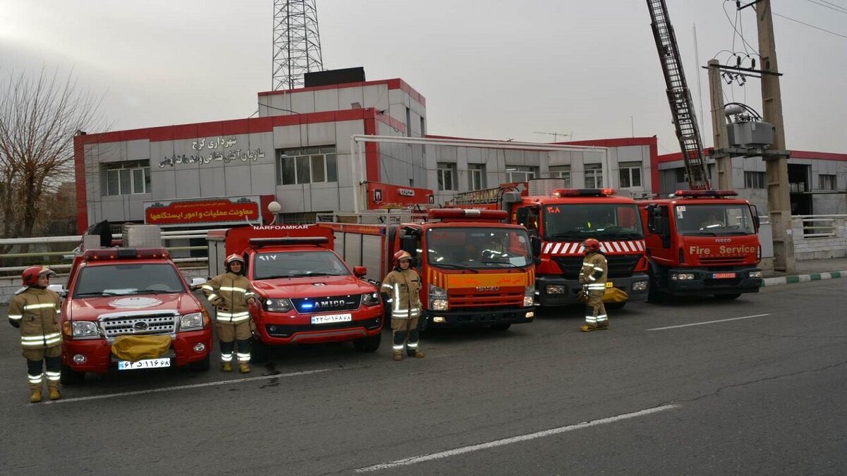 جزئیات جدید از روند اطفای حریق در کارخانه لبنیاتی آمل