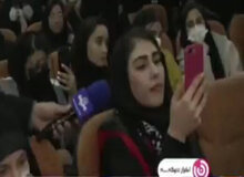ببینید: جواب قاطع یک دختر دانشجو به یوسف سلامی خبرنگار صدا و سیما +فیلم