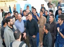 خانه سازی علی دایی در سومین روستای زلزله زده کرمانشاه+ عکس