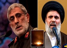 ادعای دیلی میل: ارتش اسرائیل در بمباران هوایی سردار اسماعیل قاآنی و هاشم صفی الدین را هدف قرار داده است