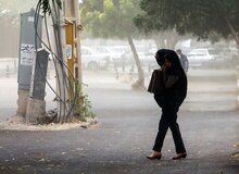 هشدار نارنجی وزش باد شدید و خیزش گردوخاک در تهران/ احتمال سقوط بنرها و تابلوهای تبلیغاتی
