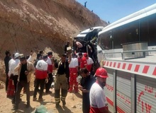 ۳۶ مصدوم و فوتی در سانحه رانندگی جاده ایلام به کرمانشاه
