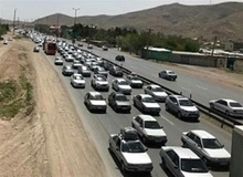 ممنوعیت تردد کامیون و تریلی در محور هراز تا ساعت ۲۴/ ترافیک پرحجم در برخی محورهای استان تهران