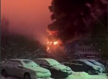 حمله پهپادی به انبار نفت «کامباین تمپ» روسیه
