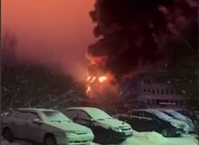 حمله پهپادی به انبار نفت «کامباین تمپ» روسیه