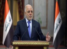 استقبال رسمی جهانگیری از نخست وزیر عراق