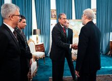 دیدار مقام امنیتی هند با لاریجانی
