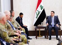 دیدار فرمانده سنتکام با نخست وزیر عراق در بغداد/  فرمانده سنتکام خواستار خلع سلاح حشدالشعبی شد؟