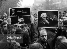 گزارش تصویری دیده بان ایران از مراسم تشییع آیت الله هاشمی رفسنجانی 