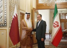 دیدار نخست وزیر قطر با «عراقچی»
