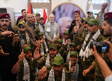 قالیباف در جمع رزمندگان حشدالشعبی: عراق و ایران  پوزه آمریکا را به خاک مالیدند 