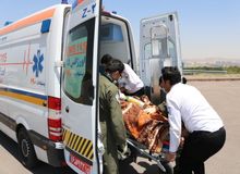 واژگونی مینی‌بوس در جاده اهر-کلیبر ۲۵ مصدوم برجای گذاشت