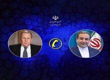 رایزنی تلفنی وزیران خارجه ایران و روسیه