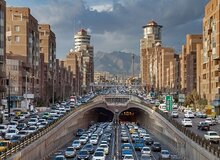 وضعیت ترافیک صبحگاهی معابر و بزرگراه‌های تهران