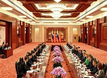 دیدار پوتین با نخست وزیر چین