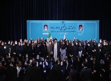 حضور رییسی در دانشگاه الزهرا
