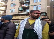 تجمع و درگیری حامیان آمر به معروف در مقابل نهاد ریاست جمهوری+ فیلم