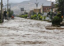 جان باختن ۲ تن در سیل شهرستان فسا