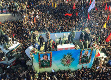 ازدحام عزاداران حاج قاسم در کرمان حادثه آفرید
