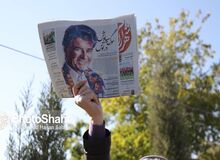 «جان از تن آواز رفت» روی بیلبورد‌های تهران/ آرزوی حجت الاسلام زائری درباره دیوارنگاره میدان ولیعصر (ع)
