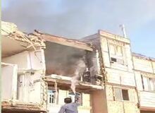 انفجار خانه مسکونی در قم+فیلم 
