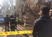 ریزش آوار در مدرسه در حال ساخت در ملارد ۳ مصدوم برجای گذاشت+عکس