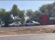 راهزنی مسلحانه در جاده های خوزستان+ فیلم 